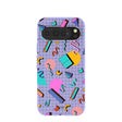 Coque Google Pixel 10 Pro XL à motif rétro lavande