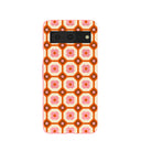 Coque Google Pixel 8 à carreaux rétro rose bonbon