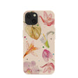 Coque iPhone 13 avec bouquet de coquillages et strass