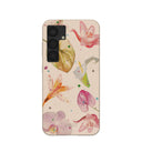 Coque Samsung Galaxy S25 avec bouquet de coquillages et strass