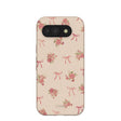Coque Google Pixel 10a motif coquillages, roses et nœuds