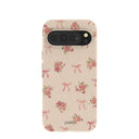 Coque Google Pixel 10 Pro XL à motif coquillages, roses et nœuds