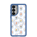Coque transparente à cadre rosette pour Samsung Galaxy S26+ (Plus) avec True Blue Ridge (chargement magnétique inclus)