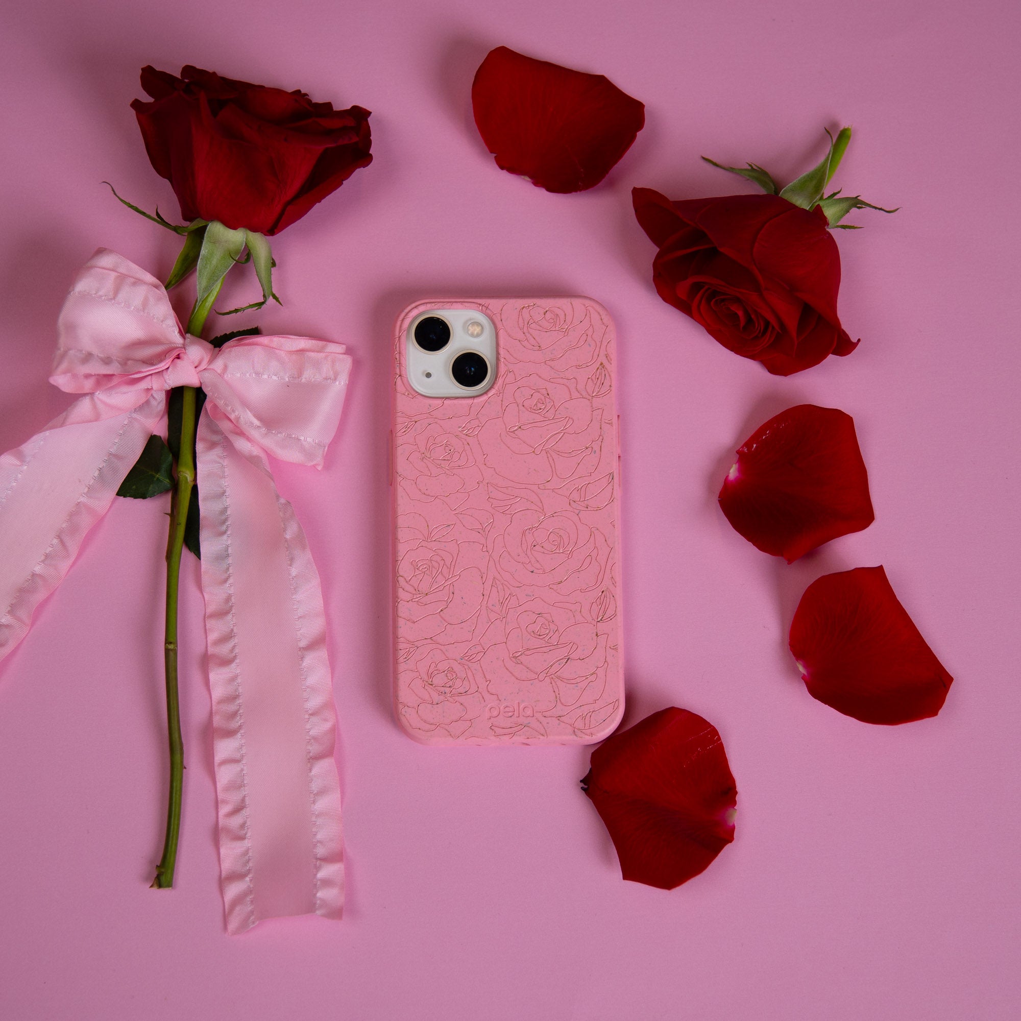 Bubblegum Pink Rosettes Samsung Galaxy S26 Ultra Case – Pela Case