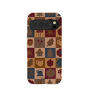 Coque Google Pixel 10/10 Pro à motif de grille rustique London Fog