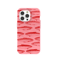 Coque pour iPhone 14 Pro Bubblegum Pink Sardine Stream