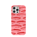 Bubblegum Pink Sardine Stream iPhone 15 Pro Max Case