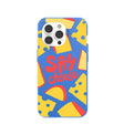 Coque iPhone 14 Pro bleu électrique Say Cheese