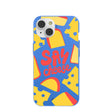 Electric Blue Say Cheese iPhone 14 Case