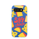 Electric Blue Say Cheese Google Pixel 10a Case