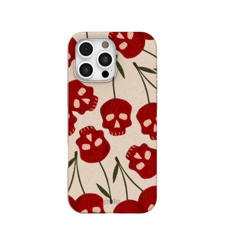 Seashell Scary Cherry iPhone 16 Pro Max Case – Pela Case
