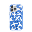 Coque Mouettes bleu électrique pour iPhone 14 Pro Max