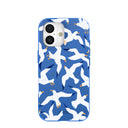 Coque iPhone 17 Mouettes bleu électrique