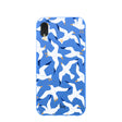 Coque iPhone XR Mouettes bleu électrique