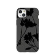 Black Shadow Petals iPhone 15 Plus Case