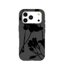Black Shadow Petals iPhone 17 Pro Case