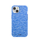 Coque iPhone 14 Electric Blue Shark Frenzy
