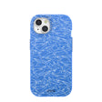 Coque pour iPhone 15 Motif requin bleu électrique