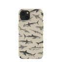 Coque pour iPhone 13 London Fog Shark World