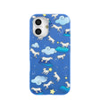Electric Blue Sheep Dreamers iPhone 16 Case