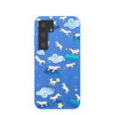 Electric Blue Sheep Dreamers Samsung Galaxy S24 Case
