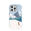 Powder Blue Shredding Peaks iPhone 15 Pro Case