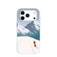 Coque bleu poudre Shredding Peaks pour iPhone 17 Pro