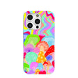 Powder Blue Shroom Spiral iPhone 16 Pro Case