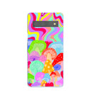 Powder Blue Shroom Spiral Google Pixel 7a Case