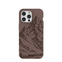 Coque Silent Summit marron chocolat pour iPhone 15 Pro Max