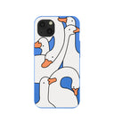 Coque iPhone 13 Silly Goose bleu électrique