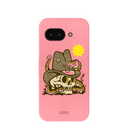 Coque Google Pixel 9a rose bonbon Snakebite