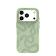 Coque Sage Green Snaky pour iPhone 17 Pro