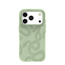Coque Sage Green Snaky pour iPhone 17 Pro