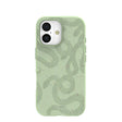 Coque Sage Green Snaky pour iPhone 17