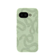 Coque Sage Green Snaky pour Google Pixel 9a