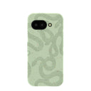 Coque Sage Green Snaky pour Google Pixel 9a