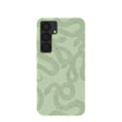 Coque Sage Green Snaky pour Samsung Galaxy S25+(Plus)