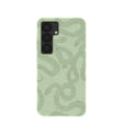 Coque Sage Green Snaky pour Samsung Galaxy S25
