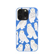 Electric Blue Snowy Owls iPhone 13 Pro Case
