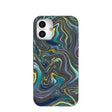 Black Space Waves iPhone 16 Plus Case