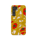 Coque pour Samsung Galaxy S24 motif coquillages et spaghettis