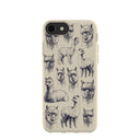 Coque pour iPhone 6/6s/7/8/SE London Fog (Lama cracheur)