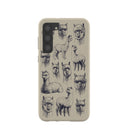 Coque pour Samsung Galaxy S23+(Plus) Motif lama cracheur de brouillard londonien