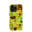 Coque iPhone 13 Pro vert sauge, jardin printanier