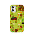 Coque iPhone 16 Plus vert sauge, jardin printanier