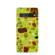Coque Google Pixel 7 vert sauge, motif jardin printanier