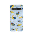 Coque Google Pixel 7 bleu poudré Starlight Sleep