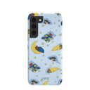 Coque Samsung Galaxy S22 Bleu Poudre Étoilé