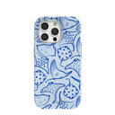 Coque Stingray Fever bleu poudre pour iPhone 15 Pro